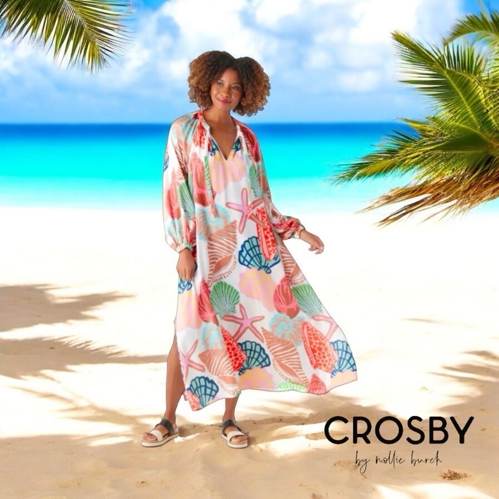 CROSBY by Mollie Burch Freya Caftan in Menemsha